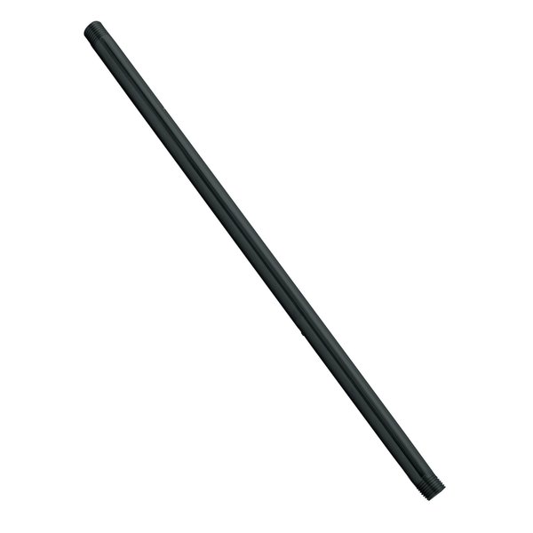 Westbrass 1/2" x 36" IPS pipe nipple in Matte Black D12136-62